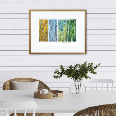 Full Circle Four Seasons Giclée Print