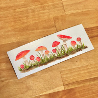 Amanita Mushrooms Vinyl Sticker