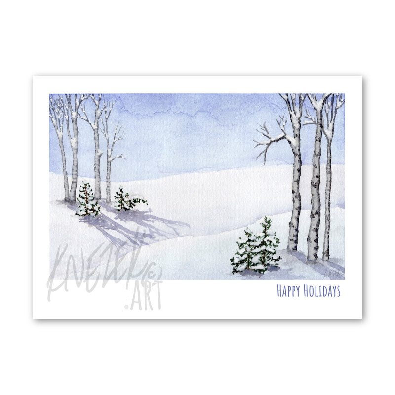 Midwinter "Happy Holidays" Greeting Card