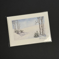 Midwinter "Happy Holidays" Greeting Card