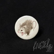 Baby Possum AAAAHHHH!!! Button