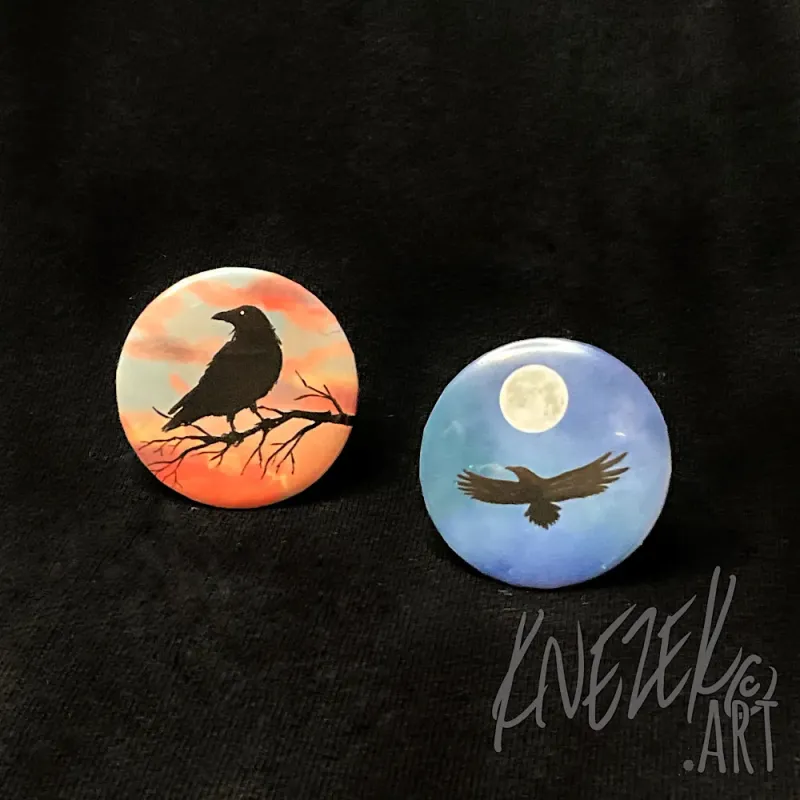 Raven buttons