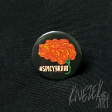 Spicybrain Pepper Button