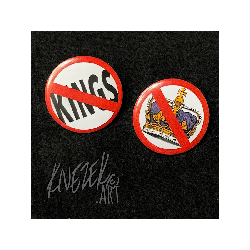 No Kings Buttons