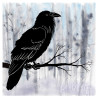 Winter Raven Giclée Print • Knezek.Art|Shop