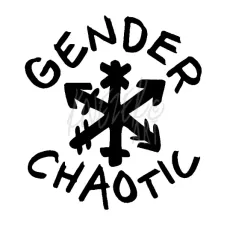 Hand-Printed Gender Chaotic Shirt
