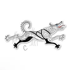 Sled Dog Stickers & Magnets