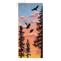 Sunset Tumble Giclée Print • Knezek.Art|Shop