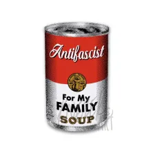 Antifascist SOUP for My Family Sticker